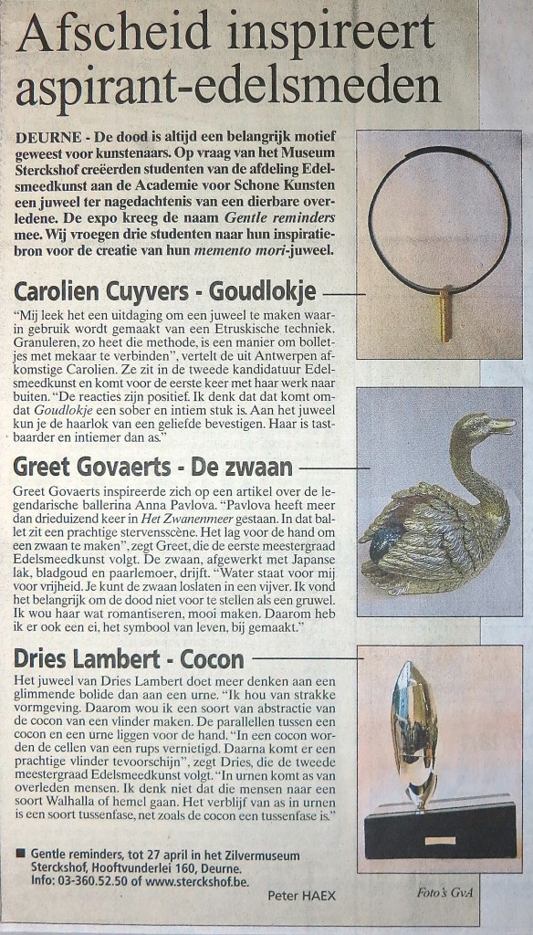 Gazet van Antwerpen - 7 maart 2003