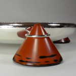 Silver bowl with cones Thumbnail